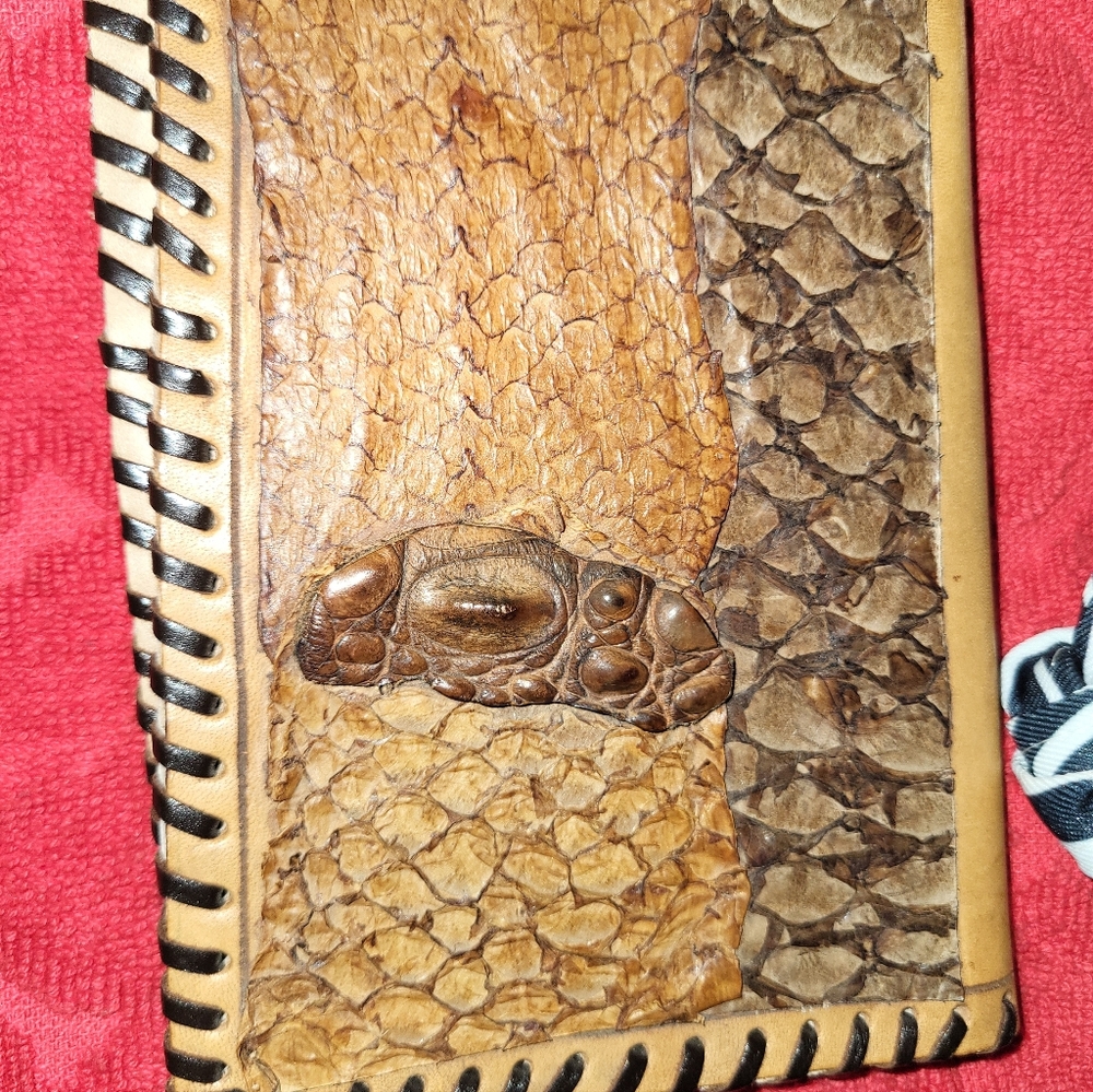 Vintage Men's Genuine Snake Skin Wallet